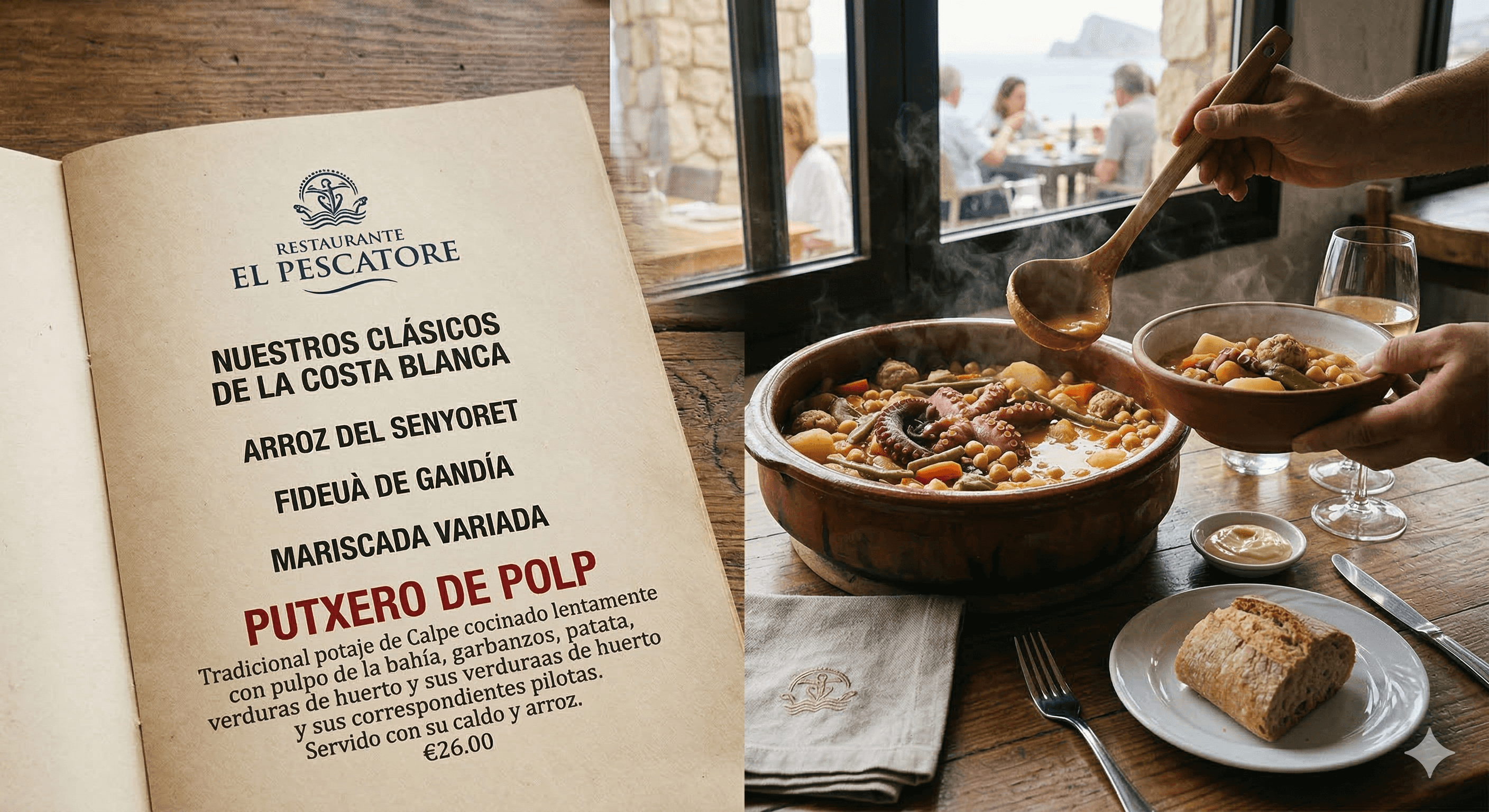 4. Putxero de Polp (Octopus stew)